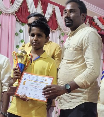 2nd Place in U15 Category TN State Level Chess Tournament @ Papanasam-2024